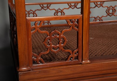 Lot 630 - A Chinese Hardwood Bed