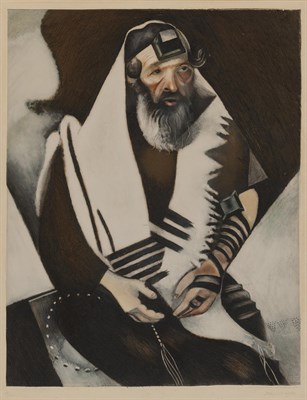 Lot 30 - After Marc Chagall (1887-1985) THE PRAYING JEW...