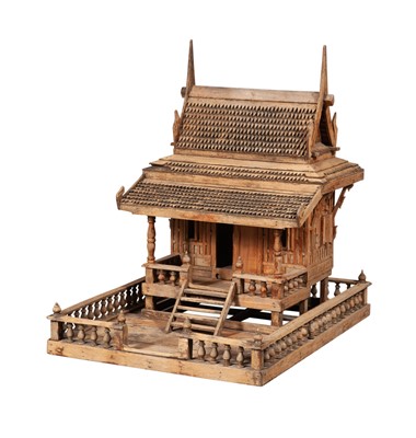 Lot 129 - Thai Wood Spirit House