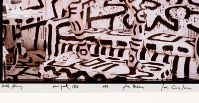 Lot 64 - ANNIE LIEBOVITZ. Keith Haring, New York, 1986