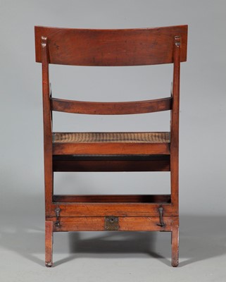 Lot 80 - Regency Mahogany Metamorphic Library Armchair, Formerly in the Rex Harrison Collection