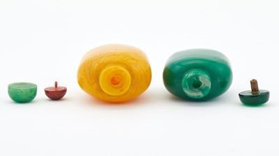 Lot 109 - Two Chinese Glass Snuff Bottles