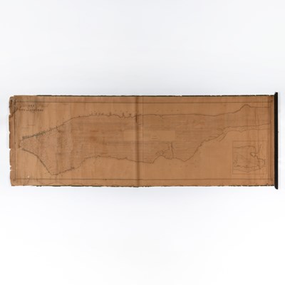 Lot 268 - A rare, very long map of Manhattan by Charles Currier