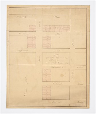 Lot 328 - [MAP - UNION SQUARE] Map of the lots leased by...