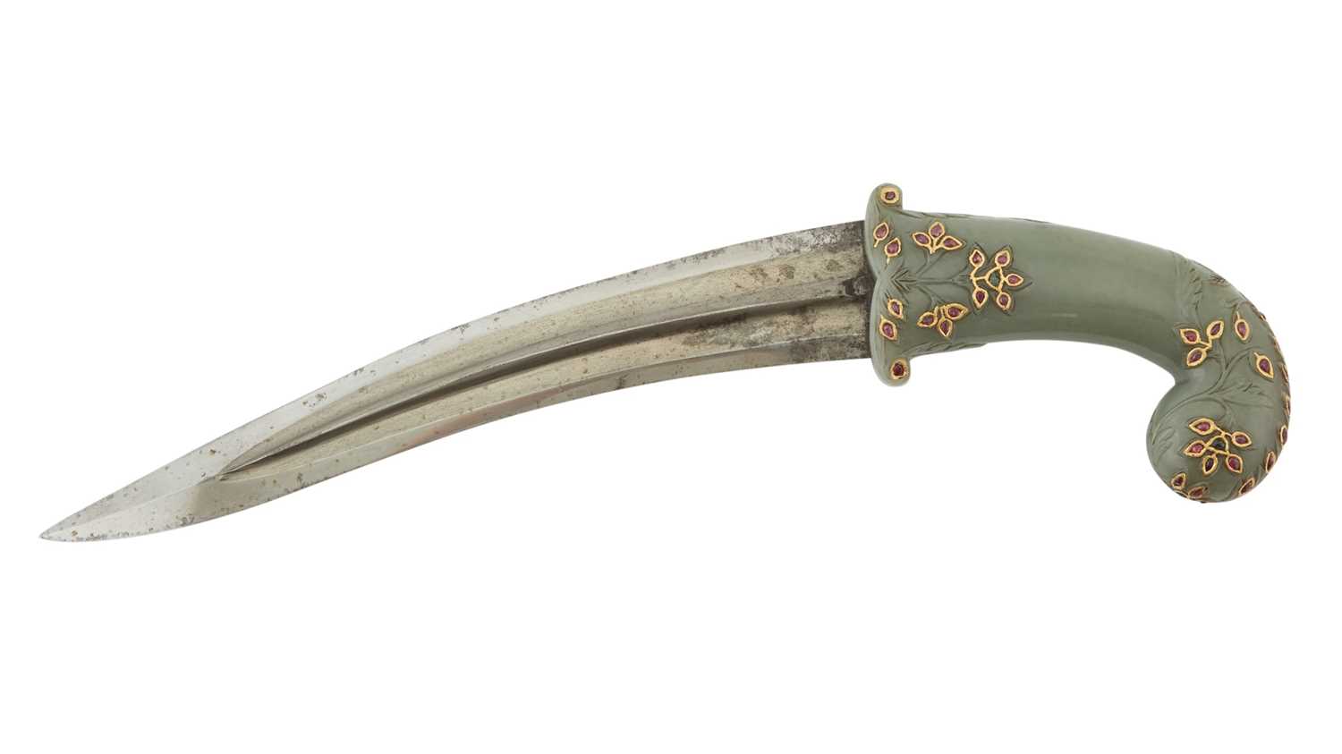 Lot 121 - Indian Mughal Jade Dagger