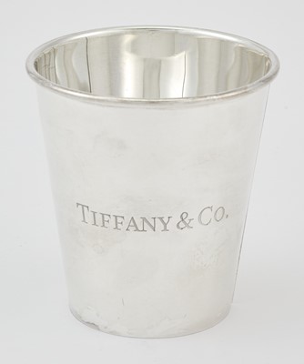 Lot 156 - Tiffany & Co. Novelty Sterling Silver "Paper Coffee" Cup