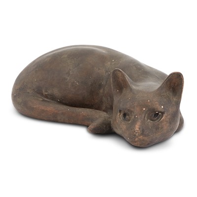 Lot 155 - Terracotta Figure of a Cat