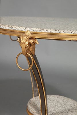 Lot 142 - Louis XVI Style Bronze and Steel Guéridon