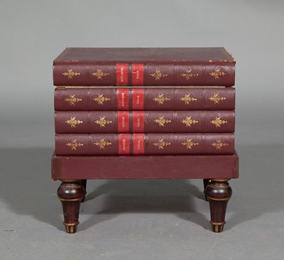 Lot 103 - Faux Book-Form Occasional End Table