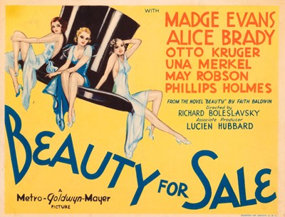Lot 114 - Movie Poster: Beauty for Sale