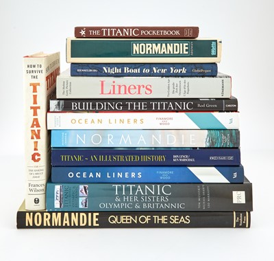Lot 102 - Group of books on the Titanic and Ocean Liners