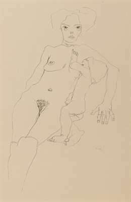 Lot 116 - After Egon Schiele (1890-1918) [NURSING MOTHER...