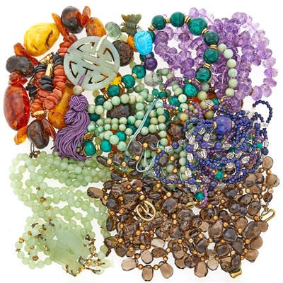 Lot 1270 - Group of Costume and Bead Jewelry