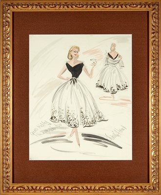 Lot 5107 - A fine signed double-design for Grace Kelly in Alfred Hitchcock's Rear Window