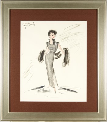 Lot Costume sketch for the Judy Garland Show