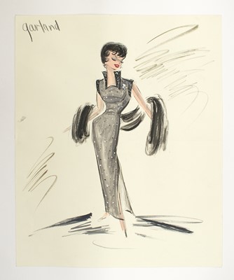 Lot Costume sketch for the Judy Garland Show
