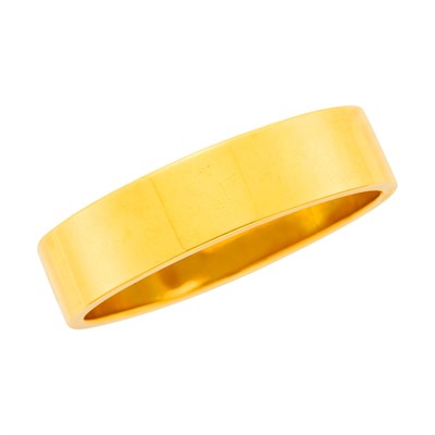 Lot 1002 - Tiffany & Co. Gold Bangle Bracelet
