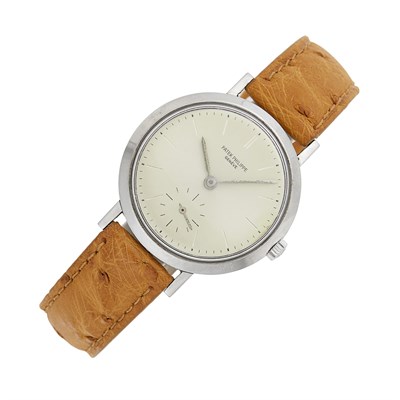 Lot 68 - Patek Philippe Gentleman's Stainless Steel 'Calatrava' Wristwatch, Ref. 3419