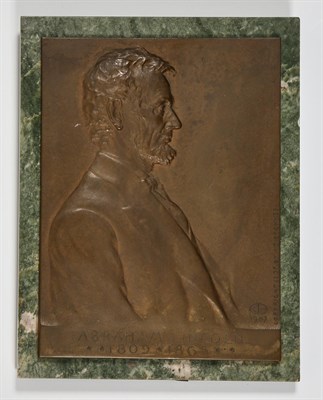 Lot 252 - [LINCOLN] BRENNER, Y. D. [Portrait of Abraham...