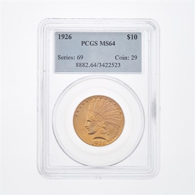 Lot 1039 - United States 1926 $10 Indian Head Eagle PCGS...