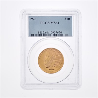 Lot 1037 - United States 1926 $10 Indian Head Eagle PCGS...