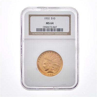 Lot 1041 - United States 1932 $10 Indian Head Eagle NGC...