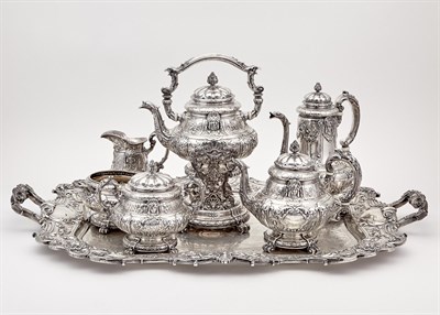 Lot 84 - Gorham Sterling Silver Tea and Coffee Service