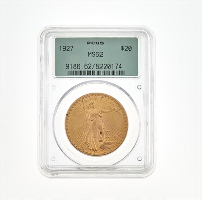 Lot 1058 - United States 1927 $20 Liberty Head PCGS MS 62