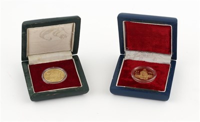 Lot 1078 - China 1985 and 1986 100 Yuan Gold Coins Y# 125 & Y# 149