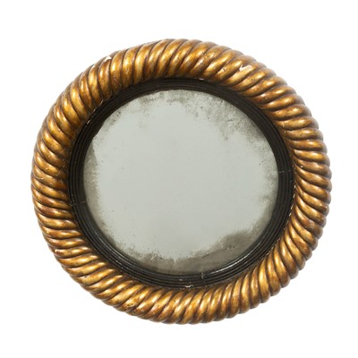 Lot 676 - Classical Giltwood and Gesso Part-ebonized Mirror