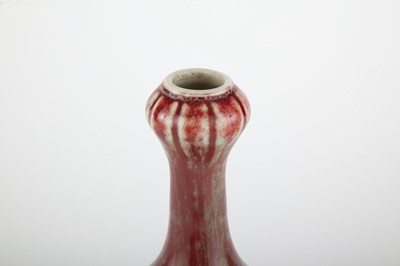 Lot 101 - A Chinese Flambe Glazed Porcelain Bottle Vase