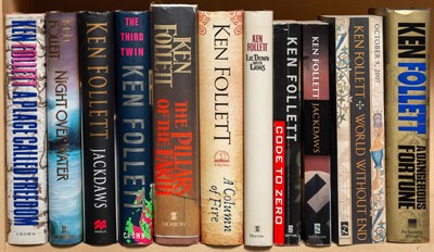 Lot 105 - FOLLETT, KEN Eleven books, first editions and...