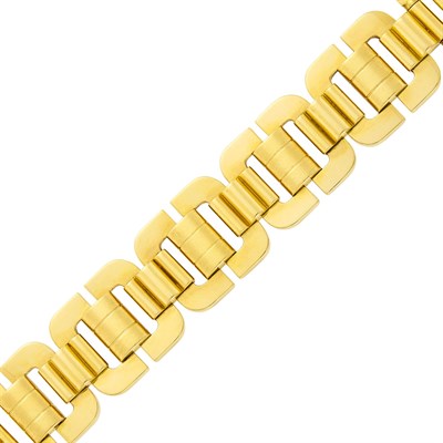 Lot 16 - Wide Gold Bracelet