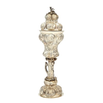 Lot 26 - Russian Silver-Gilt Cup and Cover Timofey...