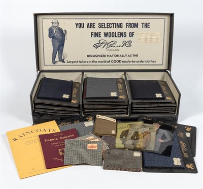 Lot 24 - [SALESMAN'S SAMPLE - MENSWEAR]
ED V. PRICE AND CO. Who's Your Tailor.