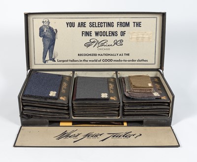 Lot 24 - [SALESMAN'S SAMPLE - MENSWEAR]
ED V. PRICE AND CO. Who's Your Tailor.