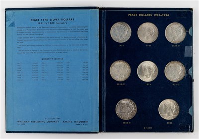 Lot 1034 - United States Peace Dollar Group Lot of twenty...