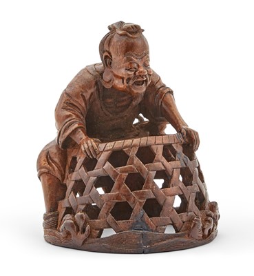 Lot 175 - A Chinese Bamboo Carving