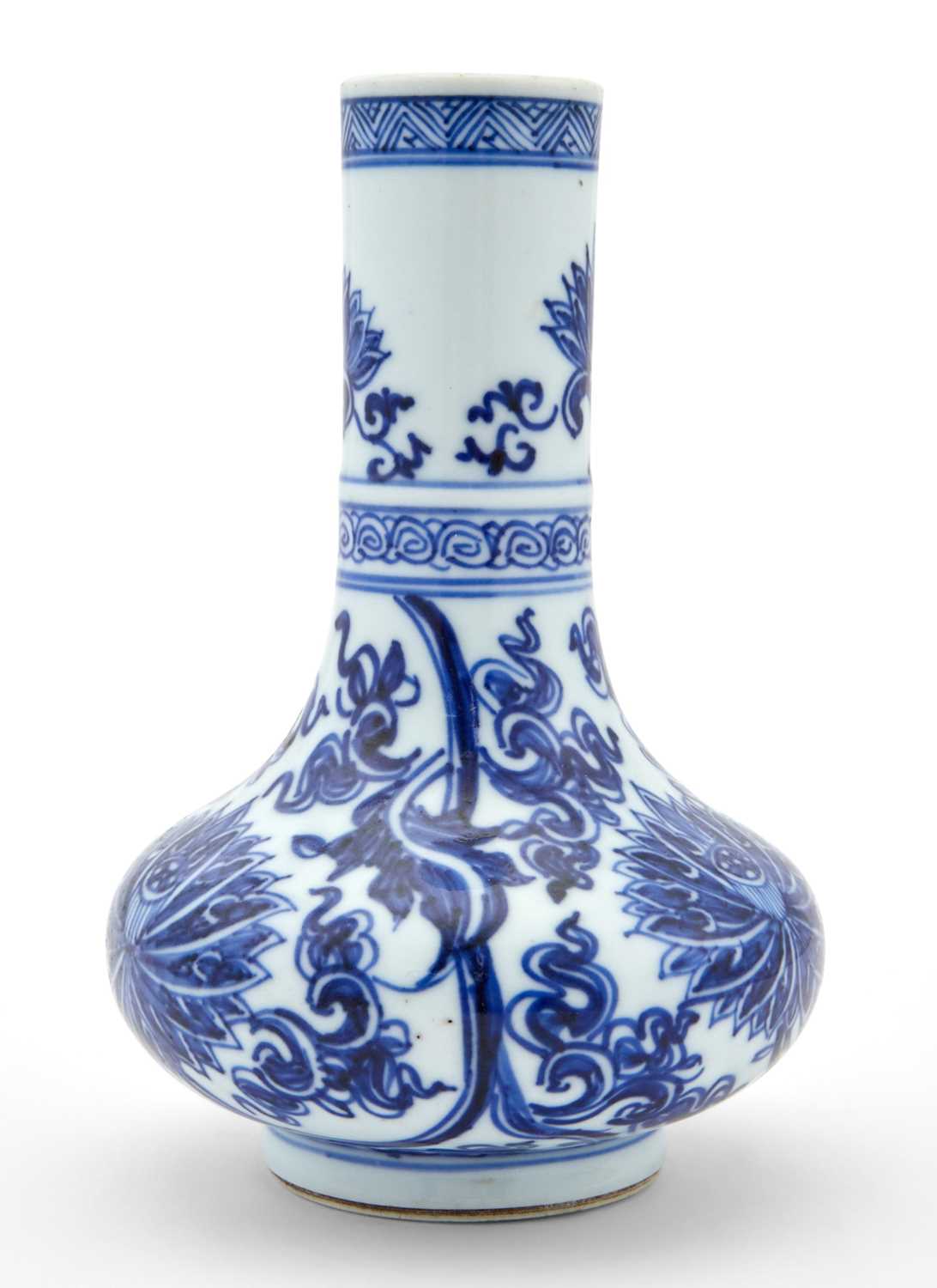 Lot 351 - A Chinese Blue and White Porcelain Vase