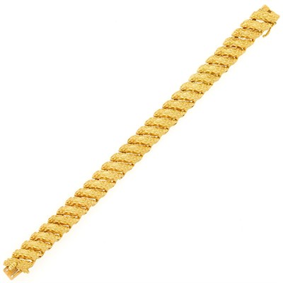 Lot 1006 - Gold Link Bracelet