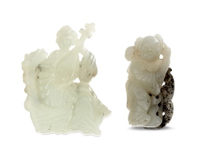 Lot 470 - Two Chinese Jade Carvings