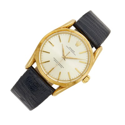 Lot 48 - Rolex Gentleman's Gold 'Oyster Perpetual' Wristwatch