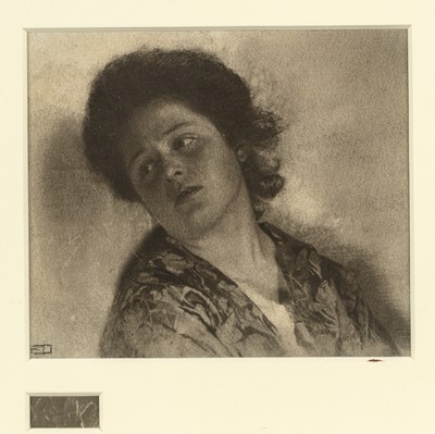 Lot 3050 - Robert Demachy. Portrait of a Woman. Gum print