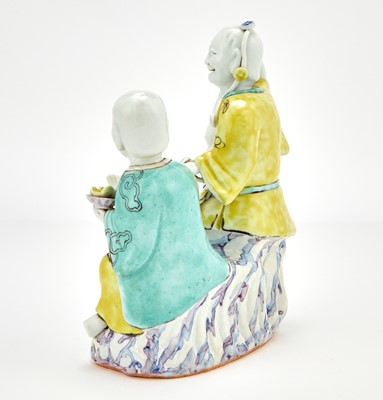 Lot 362 - A Chinese Porcelain Figural Group