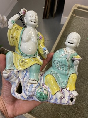 Lot 362 - A Chinese Porcelain Figural Group