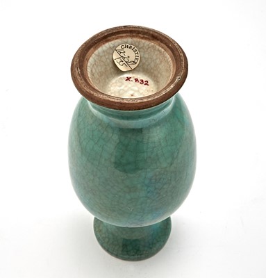 Lot 202 - A Chinese Apple Green Porcelain Vase