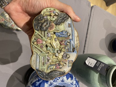 Lot 220 - A Pair of Chinese Enameled Porcelain Boxes