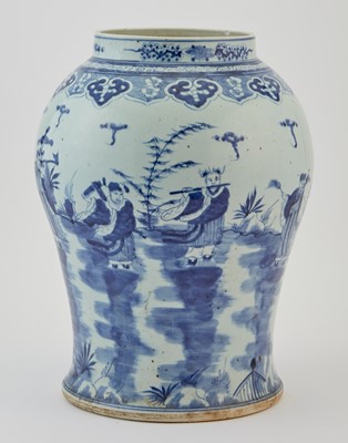 Lot 113 - Chinese Blue and White Porcelain Jar