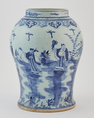 Lot 113 - Chinese Blue and White Porcelain Jar