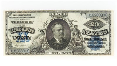 Lot 1004 - United States 1891 $20 Silver Certificate Fr....